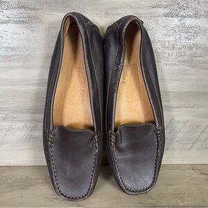 Salvatore Ferragamo Brown Leather Loafers
